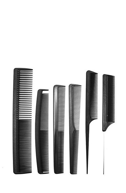 Carbon Comb Set 6pcs