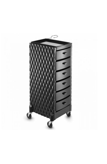 Hair Styling Trolley-Deco - Black