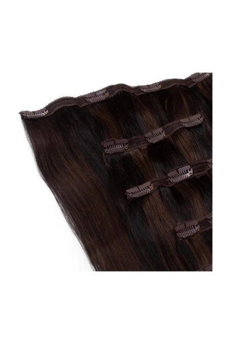 Natural Hair Extension Clip-in 125GM - 5Pcs - 56CM - Ritzy Blend