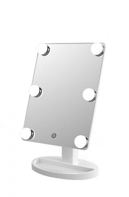 Lighted Hollywood Mirror White