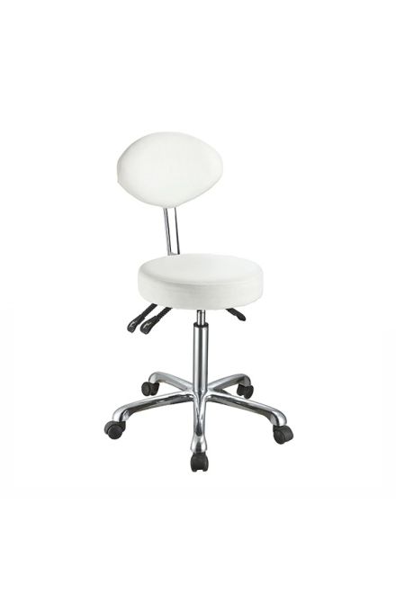 Beauty Stool with backrest