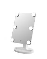 Lighted Hollywood Mirror White